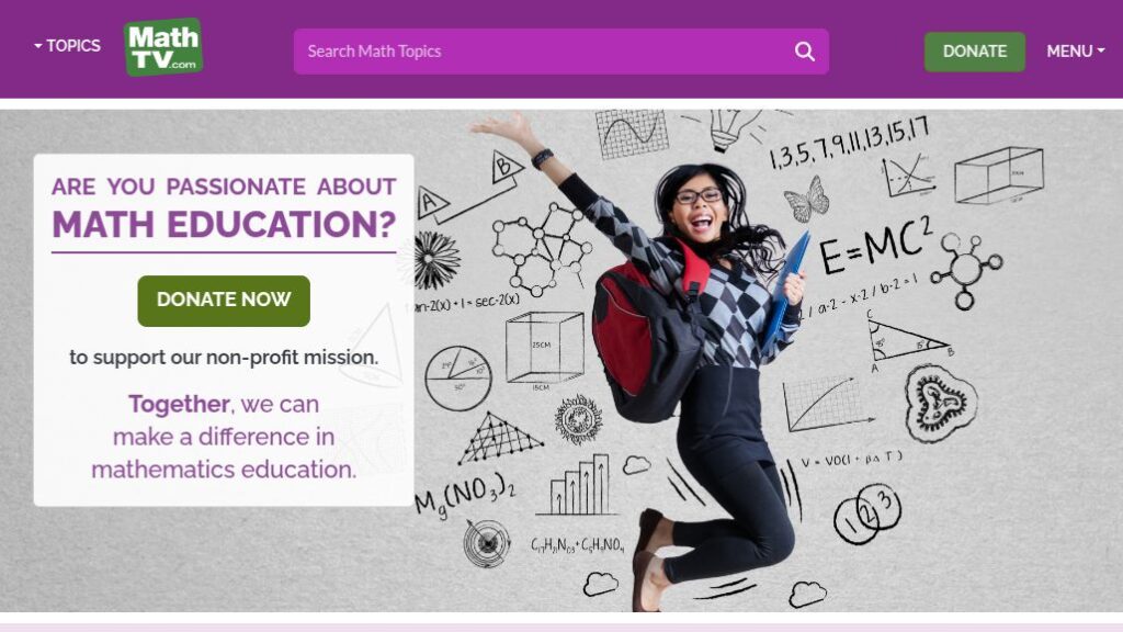 Mathematictv Math – K12 Internet Resource Center