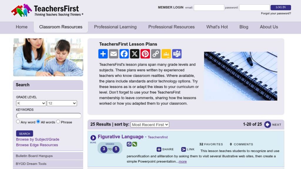 Teacher Resources – K12 Internet Resource Center