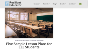 thumbnail: Five Sample Lesson Plans for ELL Students