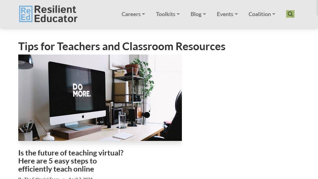 thumbnail: Tips for Teachers and Classroom Resources