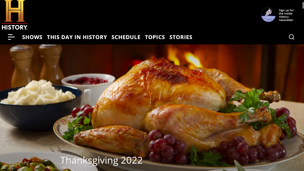 thumbnail: History Channel Thanksgiving