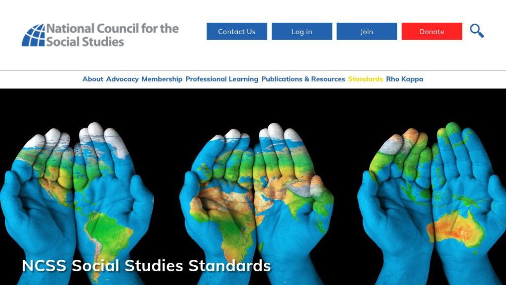NATIONAL CURRICULUM STANDARDS FOR SOCIAL STUDIES visual data 3