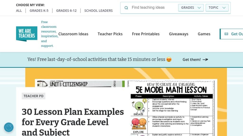 30 Lesson Plan Examples for Every Grade Level and Subject – K12 ...