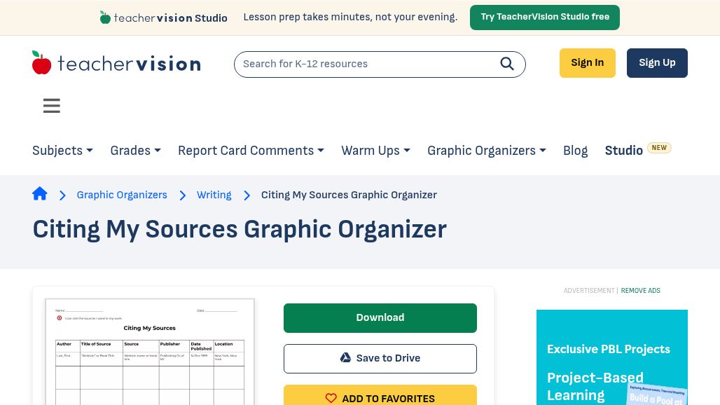 resource URL thumbnail